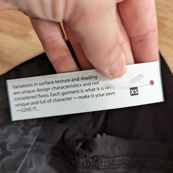 LAmade | Black Floral Athletic Performance Leggings Size Extra Small - Picture 6 of 7